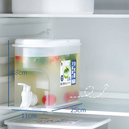 3.5L Fridge Drink Dispenser Jug with Tap by HitMyNeed