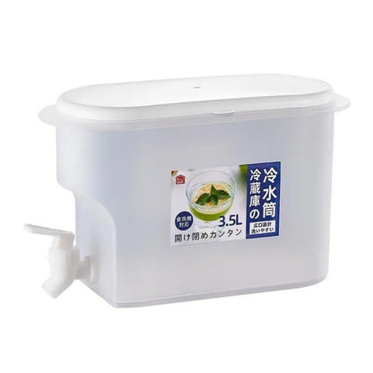 3.5L Fridge Drink Dispenser Jug with Tap by HitMyNeed