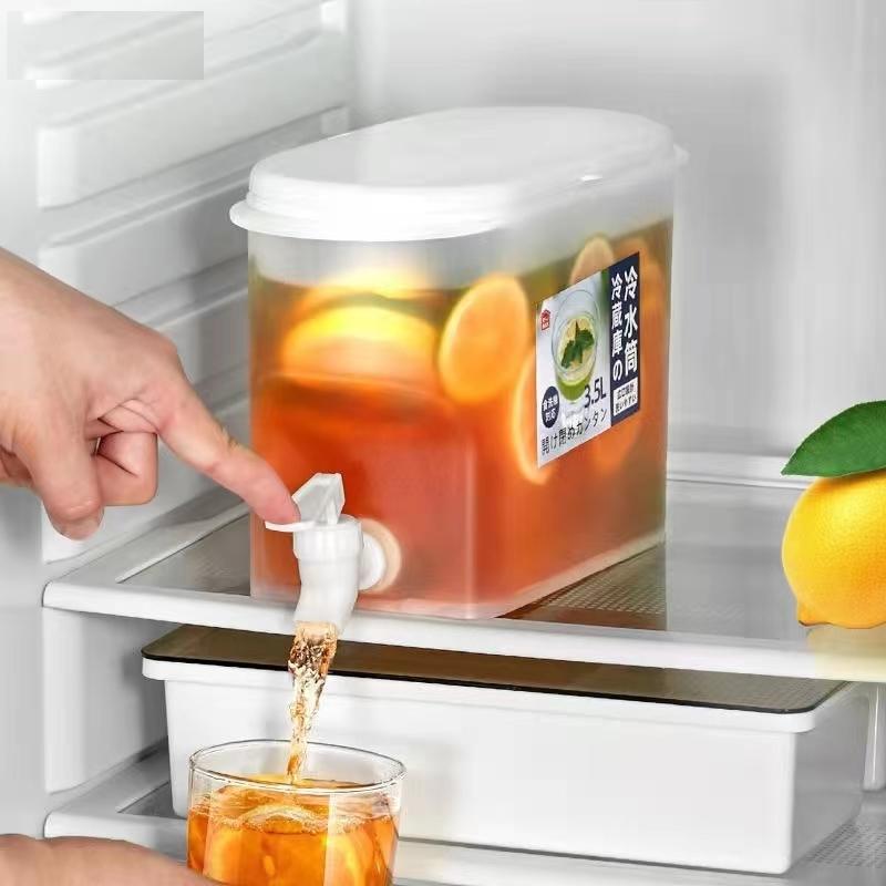 3.5L Fridge Juice Container with Dispenser Tap by HitMyNeed