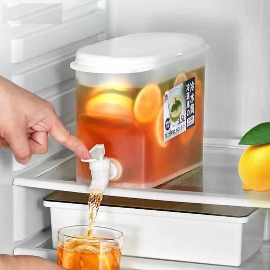 3.5L Fridge Juice Container with Dispenser Tap by HitMyNeed
