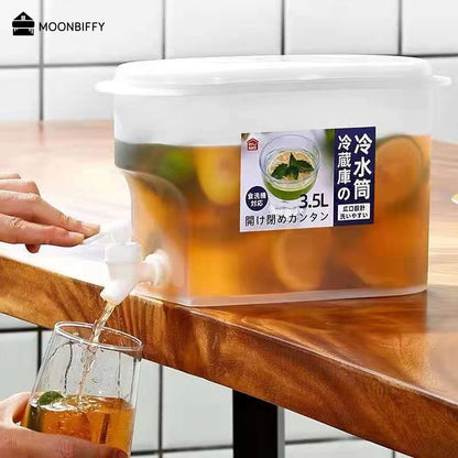 3.5L Fridge Juice Container with Dispenser Tap by HitMyNeed