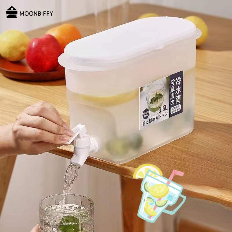 3.5L Fridge Juice Container with Dispenser Tap by HitMyNeed
