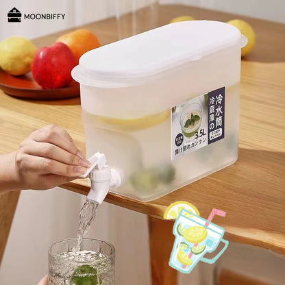 3.5L Fridge Juice Container with Dispenser Tap by HitMyNeed