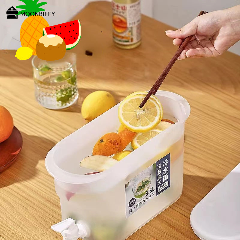3.5L Fridge Juice Container with Dispenser Tap by HitMyNeed
