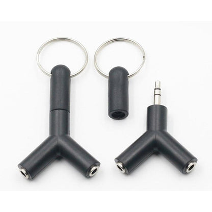 3.5mm Double Headphone Jack Splitter Adapter by HitMyNeed