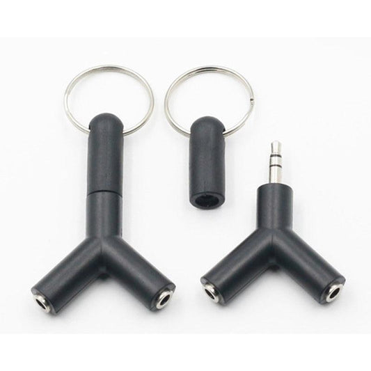 3.5mm Double Headphone Jack Splitter Adapter by HitMyNeed