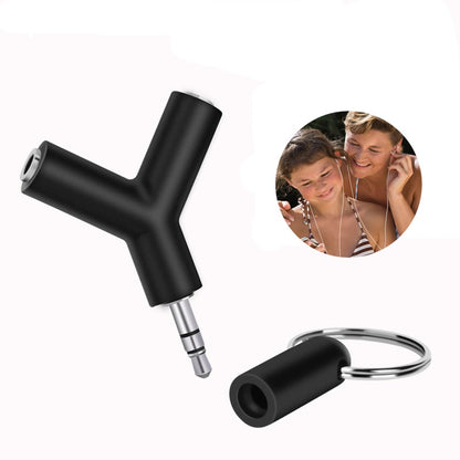 3.5mm Double Headphone Jack Splitter Adapter by HitMyNeed