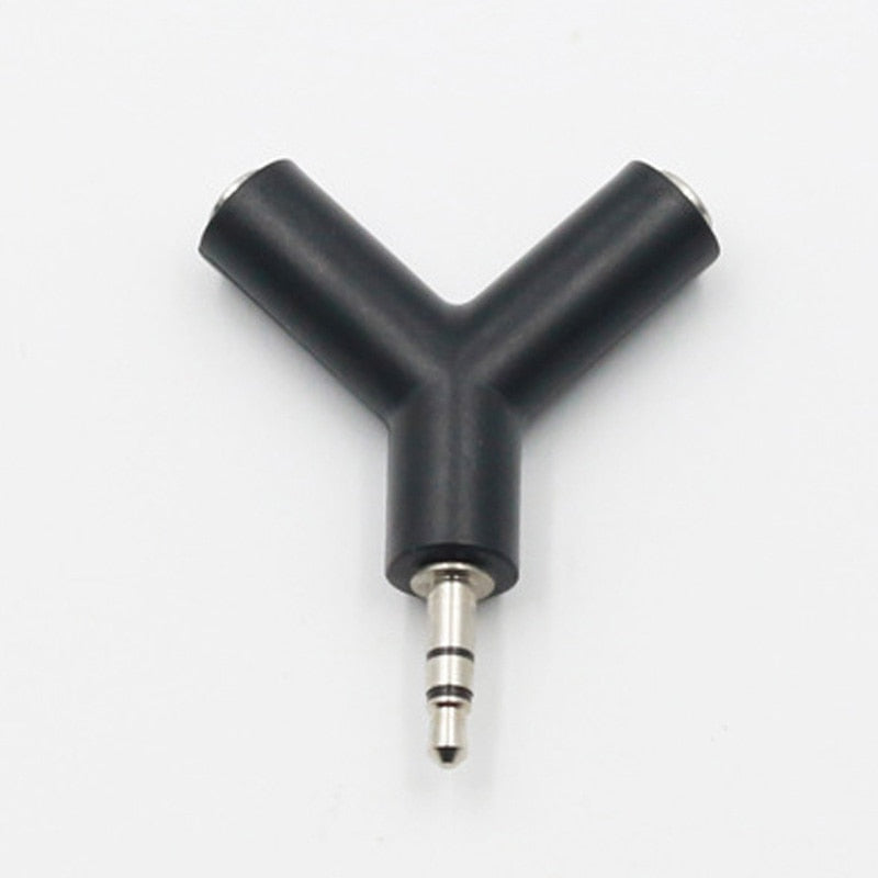 3.5mm Double Headphone Jack Splitter Adapter by HitMyNeed