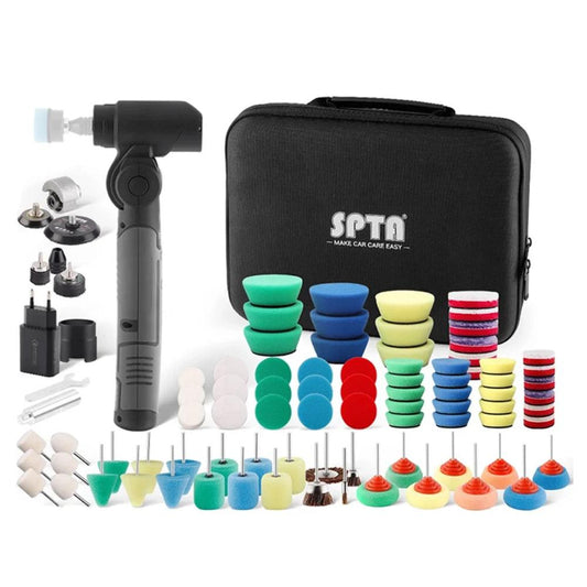 3.7V Cordless Mini Dual Action Car Polisher Kit by HitMyNeed