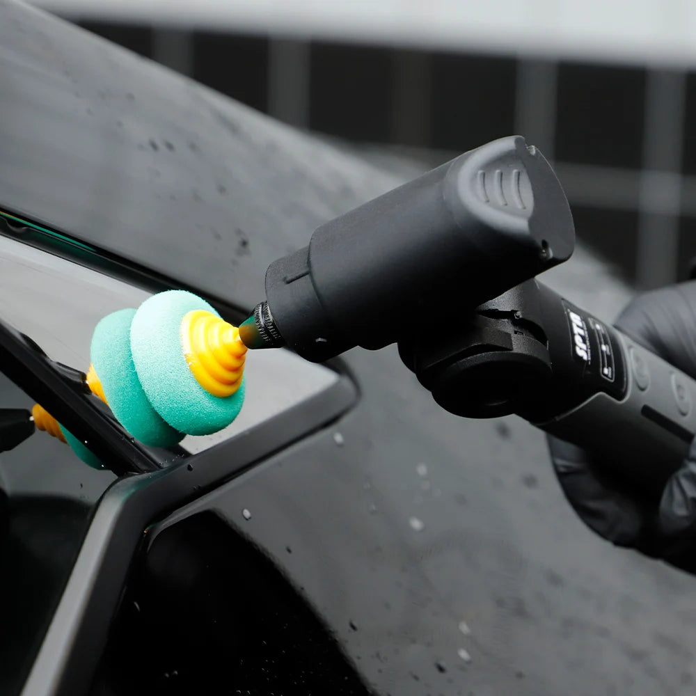 3.7V Cordless Mini Dual Action Car Polisher Kit by HitMyNeed