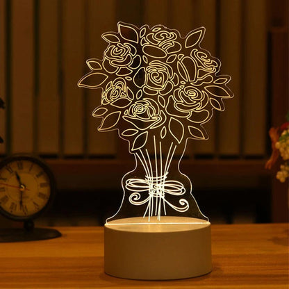 3D Acrylic USB LED Night Light Neon Sign 17 by HitMyNeed