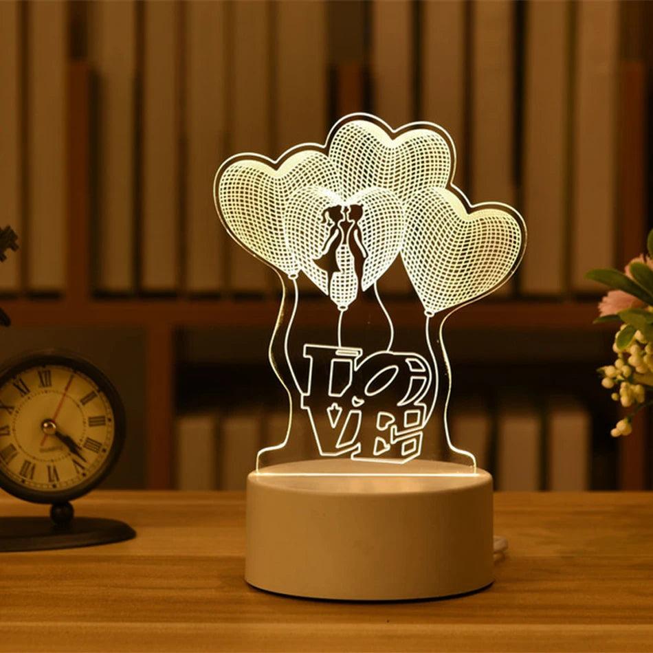 3D Acrylic USB LED Night Light Neon Sign 22 by HitMyNeed