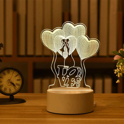 3D Acrylic USB LED Night Light Neon Sign 22 by HitMyNeed
