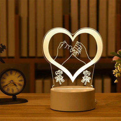 3D Acrylic USB LED Night Light Neon Sign 23 by HitMyNeed