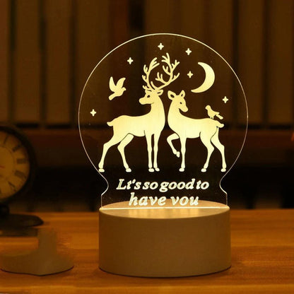 3D Acrylic USB LED Night Light Neon Sign 5 by HitMyNeed