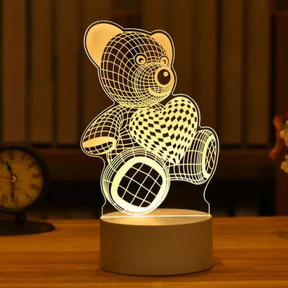 3D Acrylic USB LED Night Light Neon Sign 7 by HitMyNeed