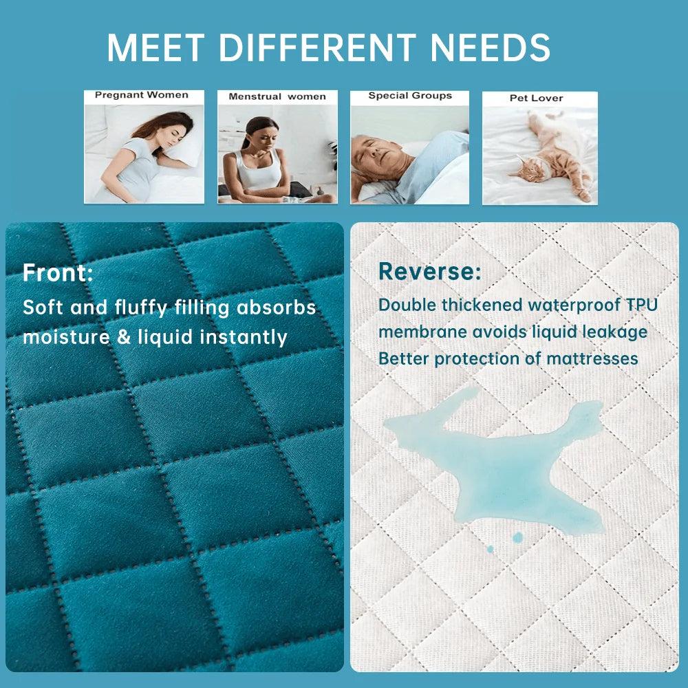3D Air Fabric Waterproof Thick Mattress Protector by HitMyNeed