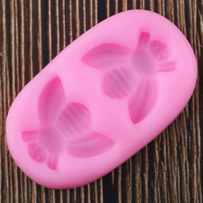 3D Bee Silicone Mold for Baking, Soap and Candles by HitMyNeed