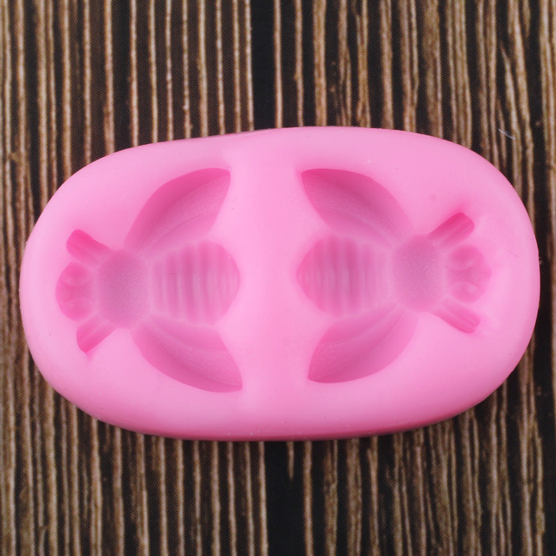 3D Bee Silicone Mold for Baking, Soap and Candles by HitMyNeed