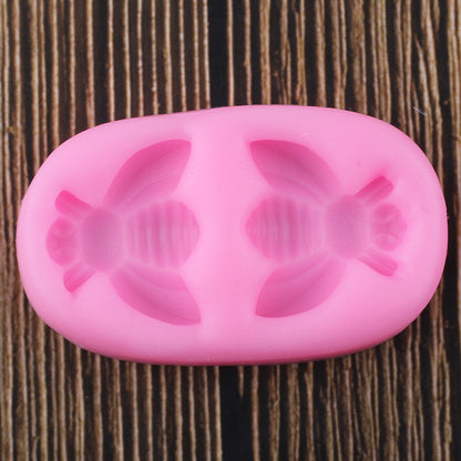 3D Bee Silicone Mold for Baking, Soap and Candles by HitMyNeed