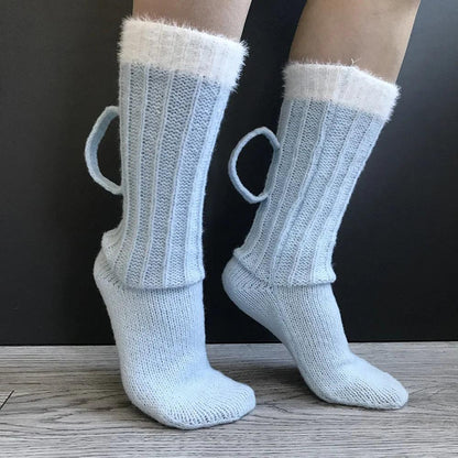 3D Beer Mug Christmas Knit Socks Unisex by HitMyNeed