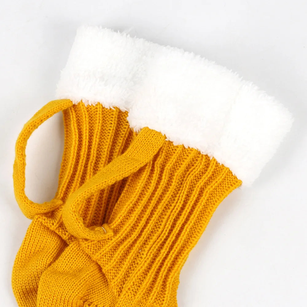 3D Beer Mug Knitted Warm Mid-Calf Socks by HitMyNeed