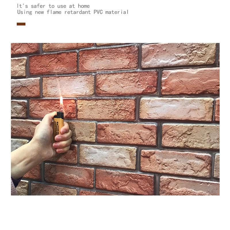 3D Brick Effect Self Adhesive Wall Panels 30x30cm by HitMyNeed