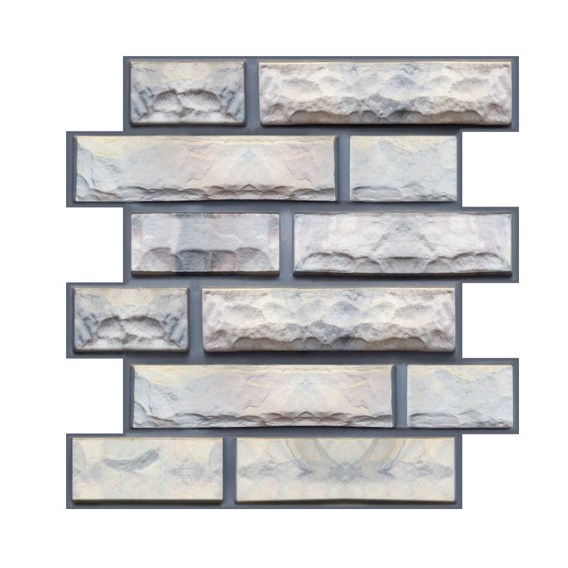 3D Brick Effect Self Adhesive Wall Panels 30x30cm jqz653 by HitMyNeed