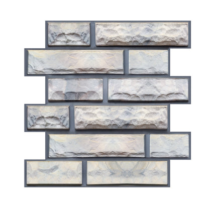 3D Brick Effect Self Adhesive Wall Panels 30x30cm jqz653 by HitMyNeed