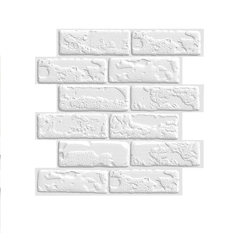 3D Brick Effect Self Adhesive Wall Panels 30x30cm jqz658 by HitMyNeed