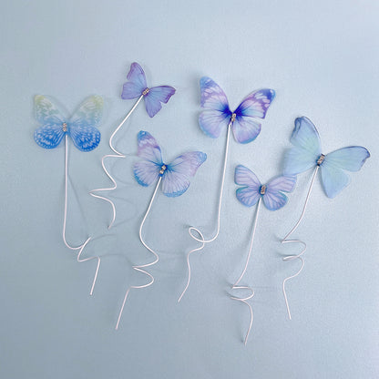3D Butterfly Cake Toppers Set (6 Pieces) by HitMyNeed