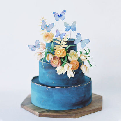 3D Butterfly Cake Toppers Set (6 Pieces) by HitMyNeed