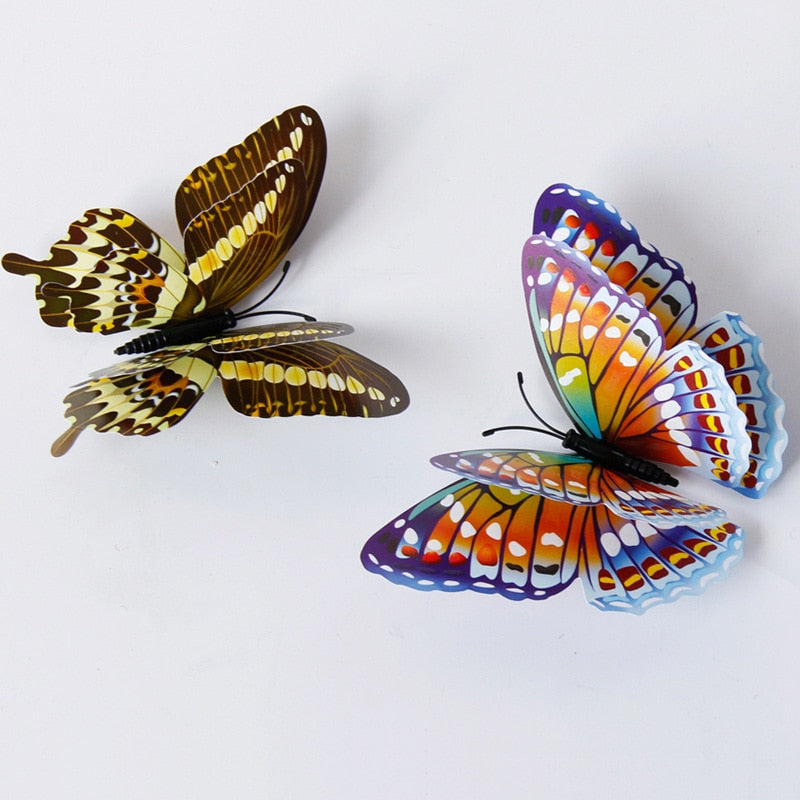 3D Butterfly Wall Decals, Glow in the Dark (12pcs) by HitMyNeed