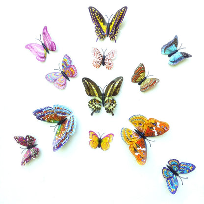 3D Butterfly Wall Decals, Glow in the Dark (12pcs) by HitMyNeed