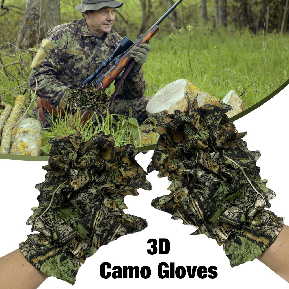 3D Camo Outdoor Gloves with Non‑Slip Grip by HitMyNeed