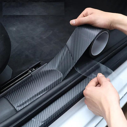 3D Carbon Fiber Car Door Sill Protective Film 5cm-x-10m by HitMyNeed