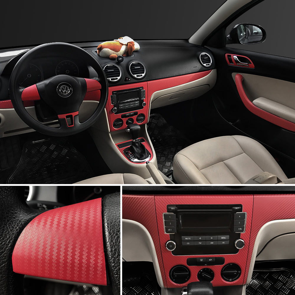 3D Carbon Fiber Vinyl Wrap Sheet Roll 127 x 30cm by HitMyNeed