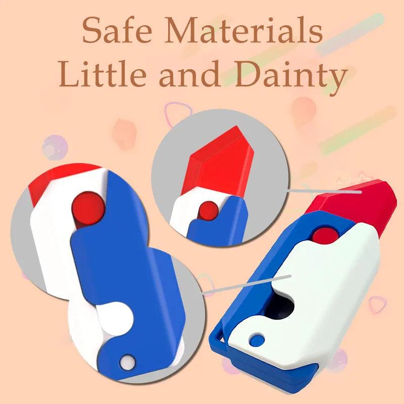 3D Carrot Gravity Fidget Knife Toy for Kids by HitMyNeed