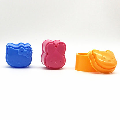 3D Cartoon Rice Shaper Set (3pcs) for Bento & Sushi by HitMyNeed