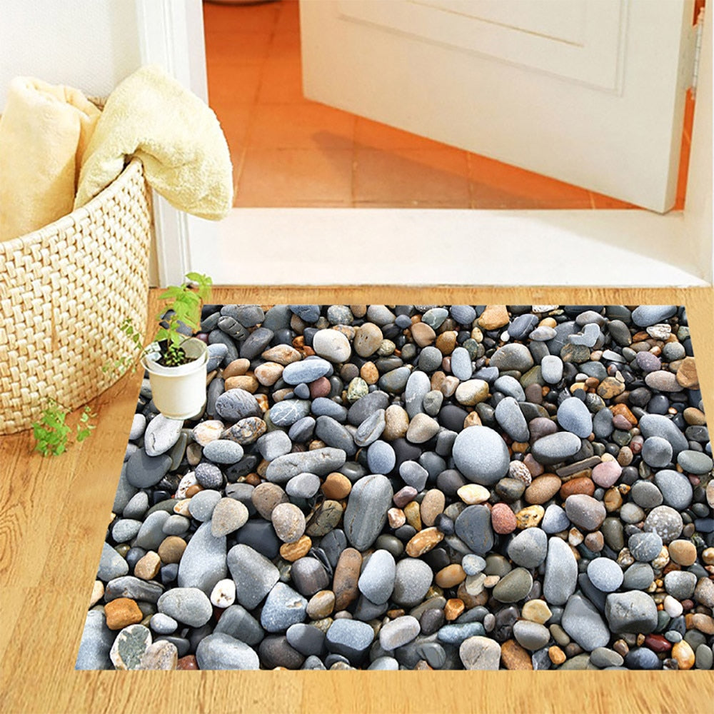 3D Cobblestone Floor & Wall Sticker 50 x 70cm by HitMyNeed