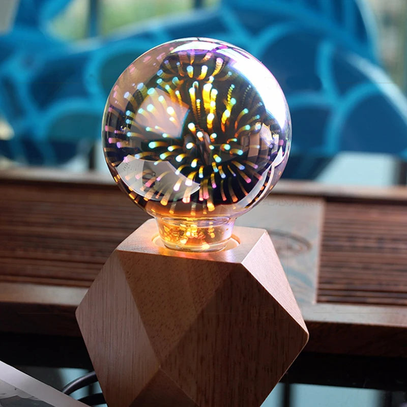 3D Colorful LED Edison Fireworks Bulb E27 220V by HitMyNeed