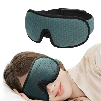 3D Contoured Sleep Mask with Light Blocking Design by HitMyNeed