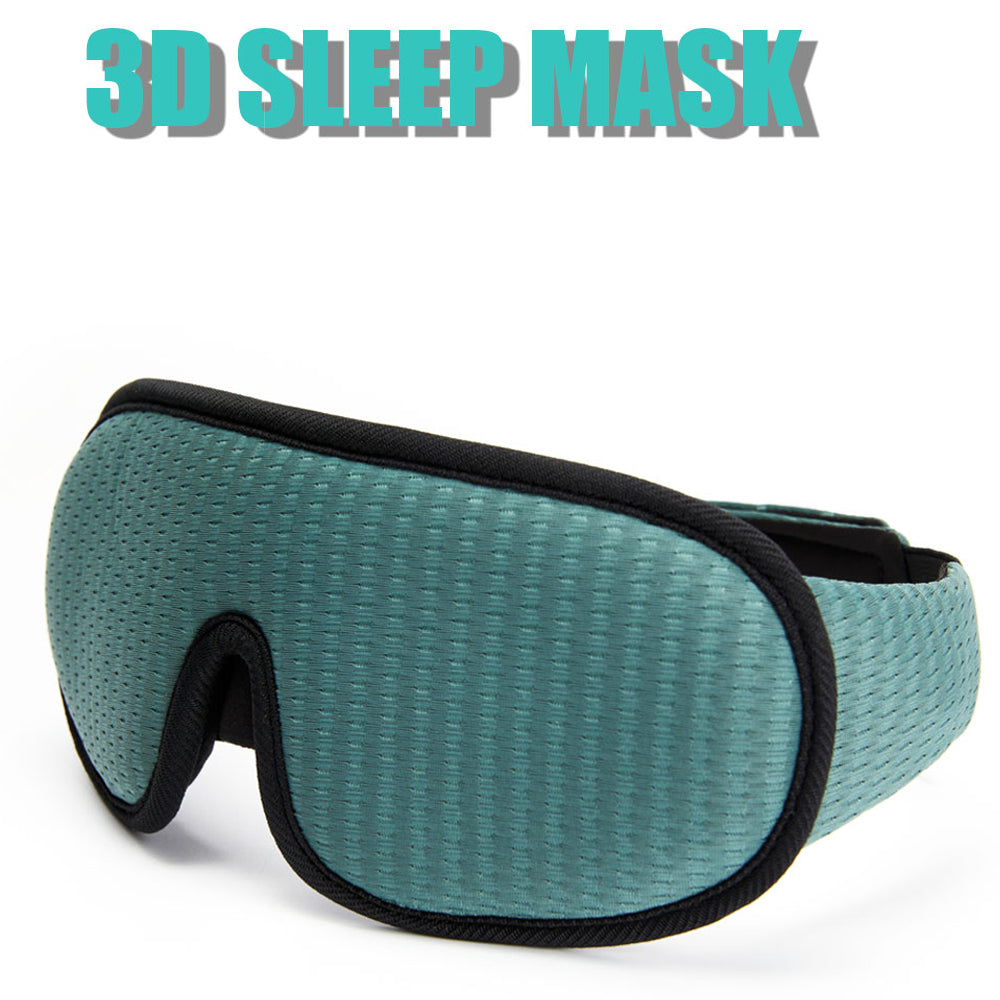 3D Contoured Sleep Mask with Light Blocking Design by HitMyNeed
