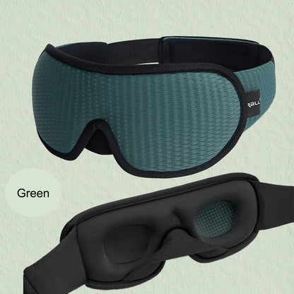 3D Contoured Sleep Mask with Light Blocking Design by HitMyNeed
