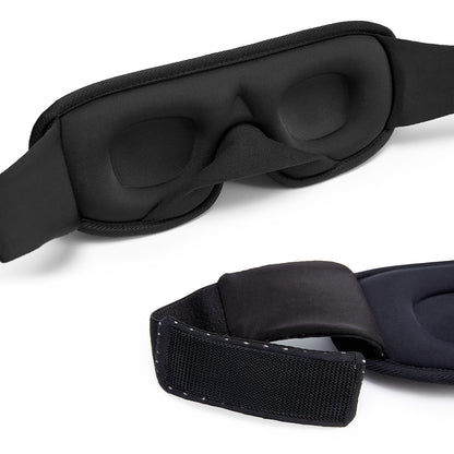3D Contoured Sleep Mask with Light Blocking Design by HitMyNeed