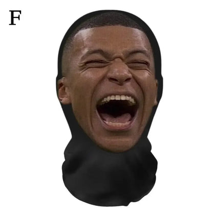 3D CR7 & Messi Ice Silk Seamless Face Mask ya23 by HitMyNeed