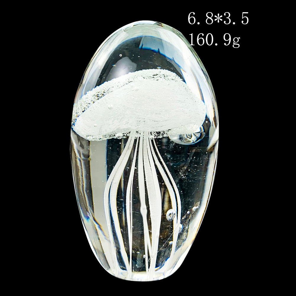 3D Crystal Jellyfish Paperweight Desk Decor by HitMyNeed