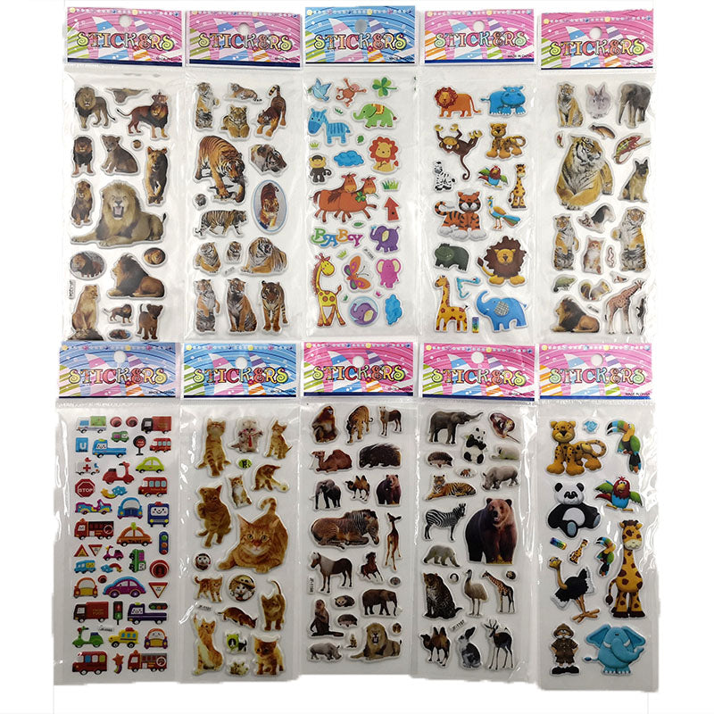 3D Decorative Sticker Set (10 Sheets) by HitMyNeed