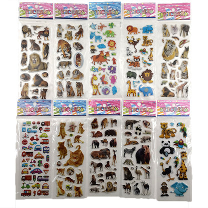 3D Decorative Sticker Set (10 Sheets) by HitMyNeed