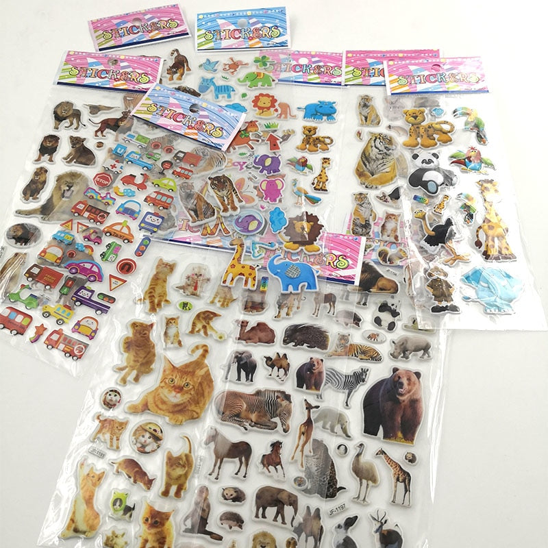 3D Decorative Sticker Set (10 Sheets) by HitMyNeed
